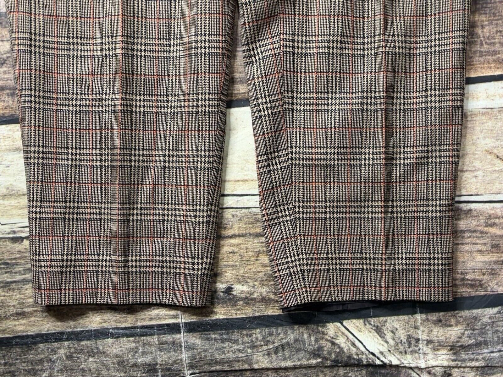 Harve Benard Harve Benard Wool Dress Pants Women's 10 Pleated Russia Size 32" / US 10 / IT 46 - 6 Thumbnail