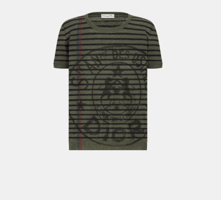 image of Dior O1Bcso1Str0524 T-Shirt In Black, Women's (Size Small)