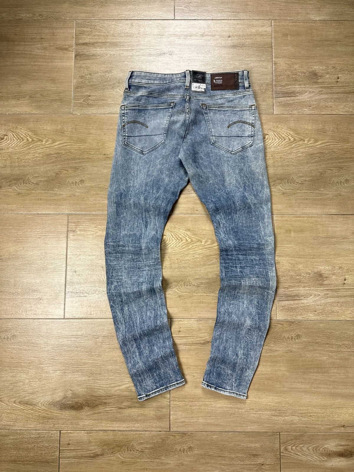 G-Star NEW🏷️ G-Star Raw 3301 Deconstructed Super Slim Denim Jeans Size US 29 - 8 Thumbnail