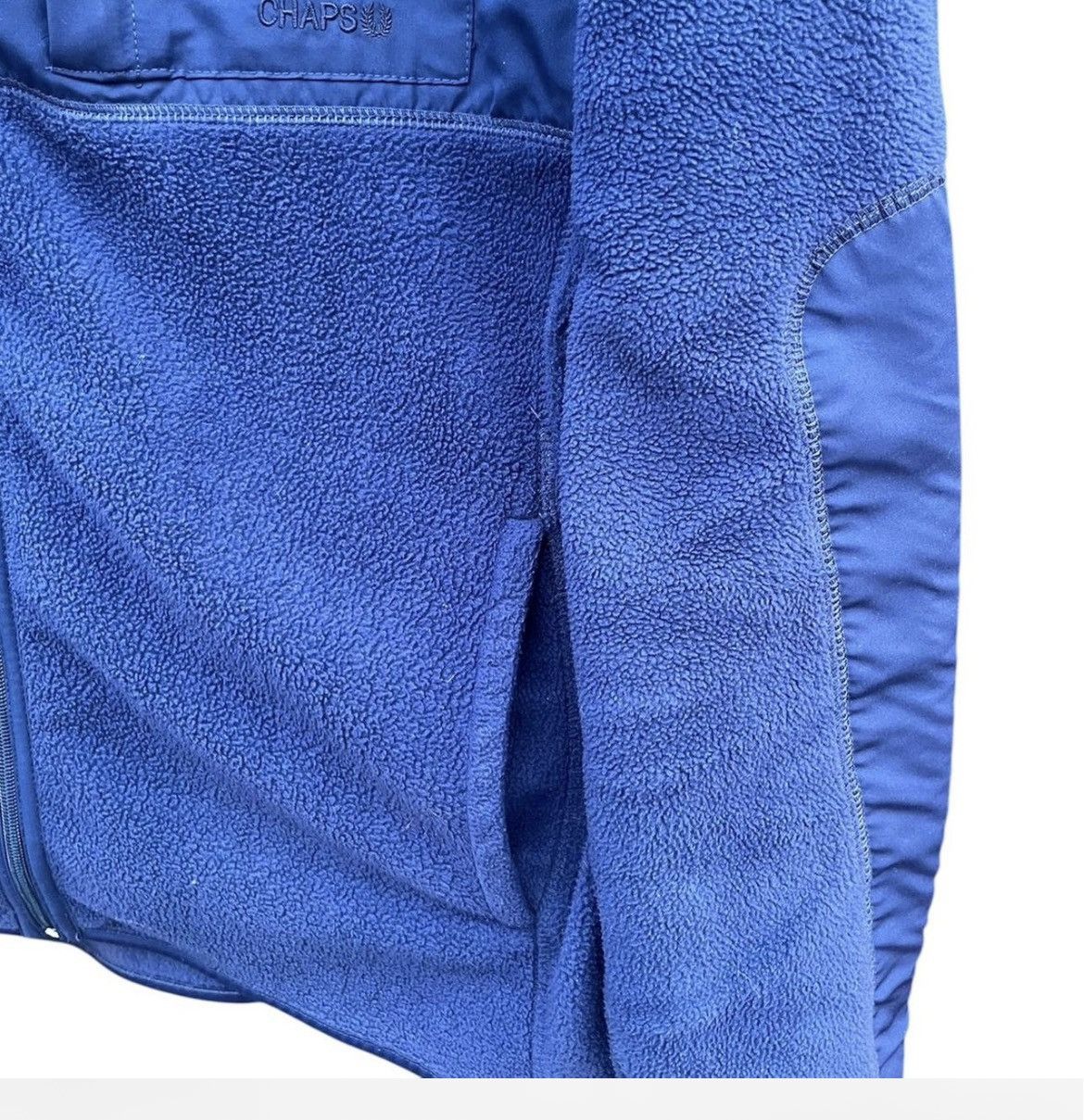 Chaps Ralph Lauren Title: Vintage Chaps Navy Blue Full-Zip Fleece Jacket Style Size US L / EU 52-54 / 3 - 6 Thumbnail