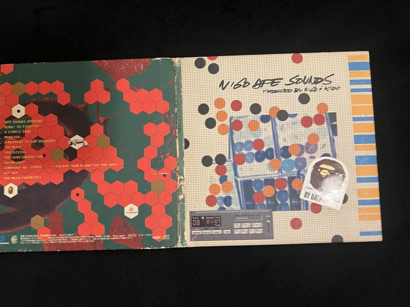 Bape rare 1999 Nigo Ape Sounds CD Size ONE SIZE - 4 Thumbnail