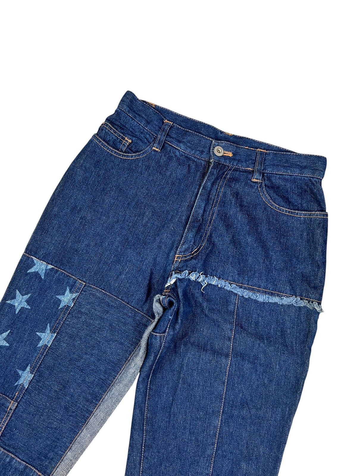 Hysteric Glamour × Japanese Brand F.M.N 🇯🇵 Rebuilt Flare Jeans Size 27" / US 4 / IT 40 - 3 Thumbnail