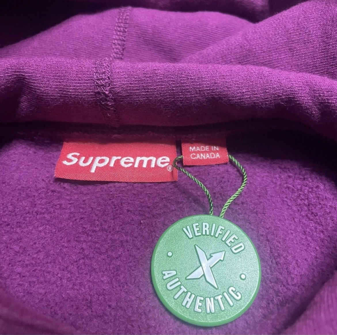 Supreme Purple Surpeme Hoodie Size US M / EU 48-50 / 2 - 3 Thumbnail