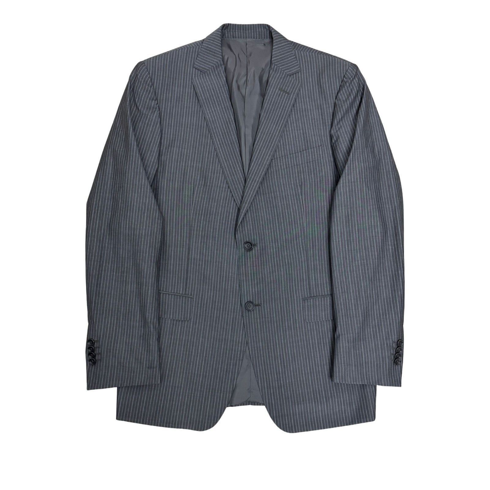 Z Zegna $4,000 ZEGNA Blazer Luxury Striped Business Coat Jacket 40R Size 40R - 1 Thumbnail