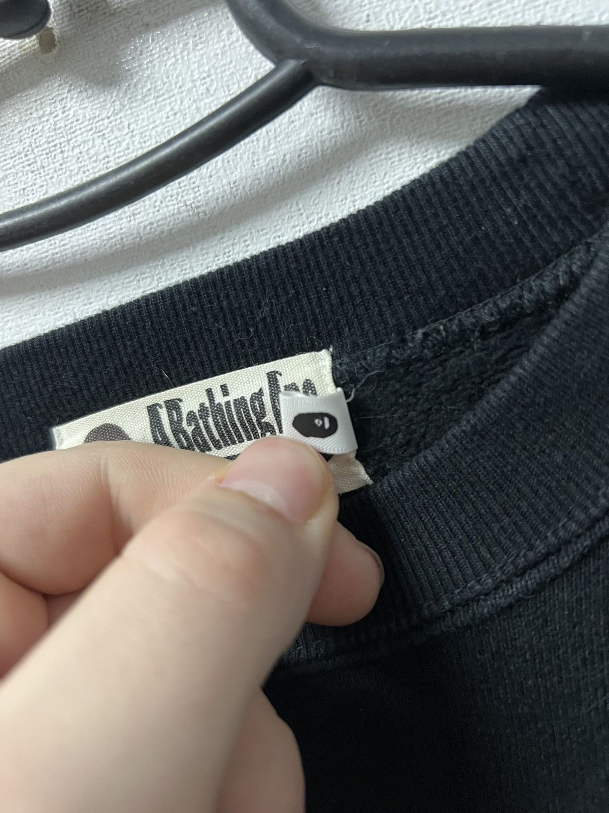 Bape Bape Sweatshirt Y2K Black Big Logo Size M Size US M / EU 48-50 / 2 - 6 Thumbnail