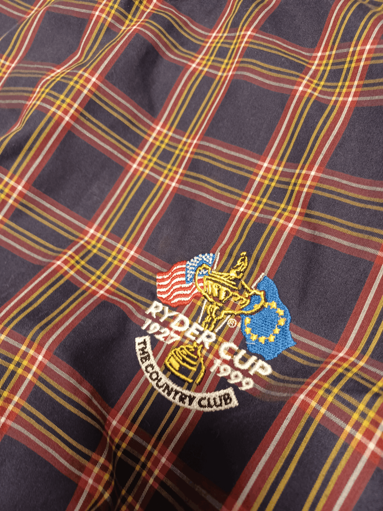 Other 1999 VINTAGE CHECKERED PROQUIP MADE IN PORTUGAL NYLON SSHIRT Size US XL / EU 56 / 4 - 6 Thumbnail