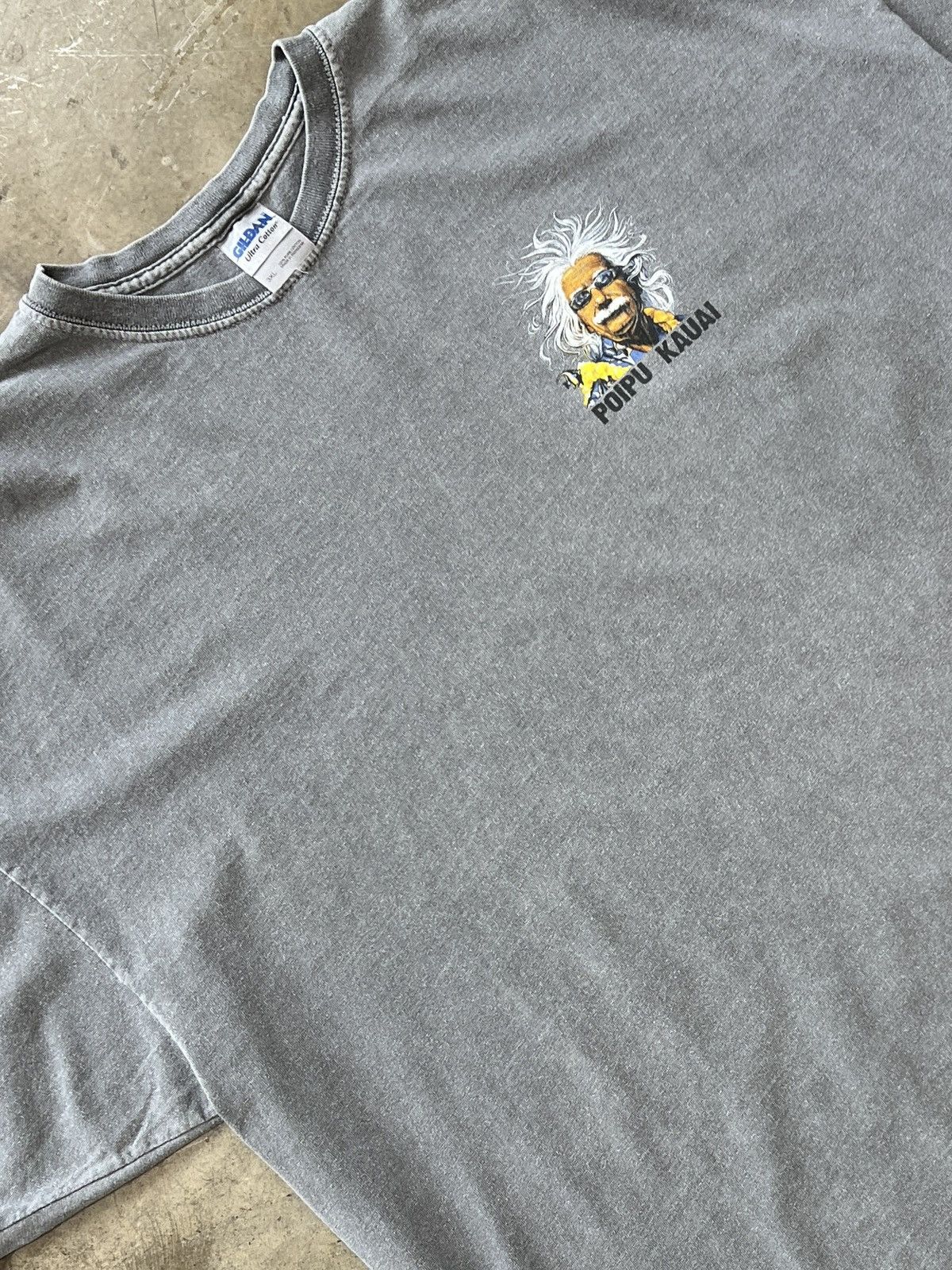 Vintage Vintage Poipu Surf Kauai Albert Einstein Hawaiian Tee 3XL Size US XXL / EU 58 / 5 - 4 Thumbnail