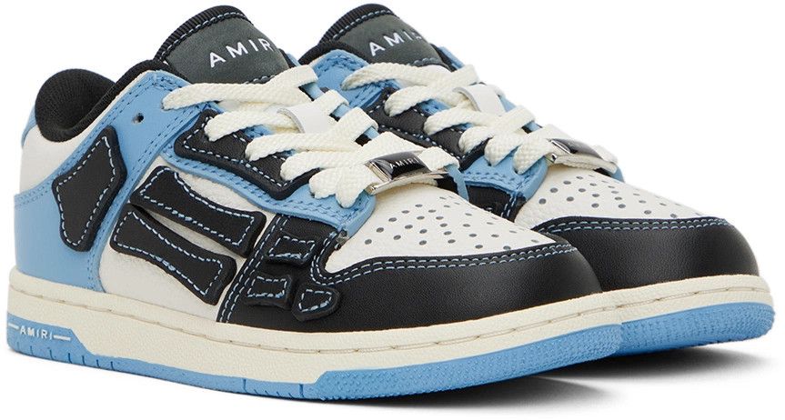Amiri oc11z0325 KIDS Skelton Low-Top Sneakers in Multicolor Size US 5 / EU 37 - 4 Thumbnail