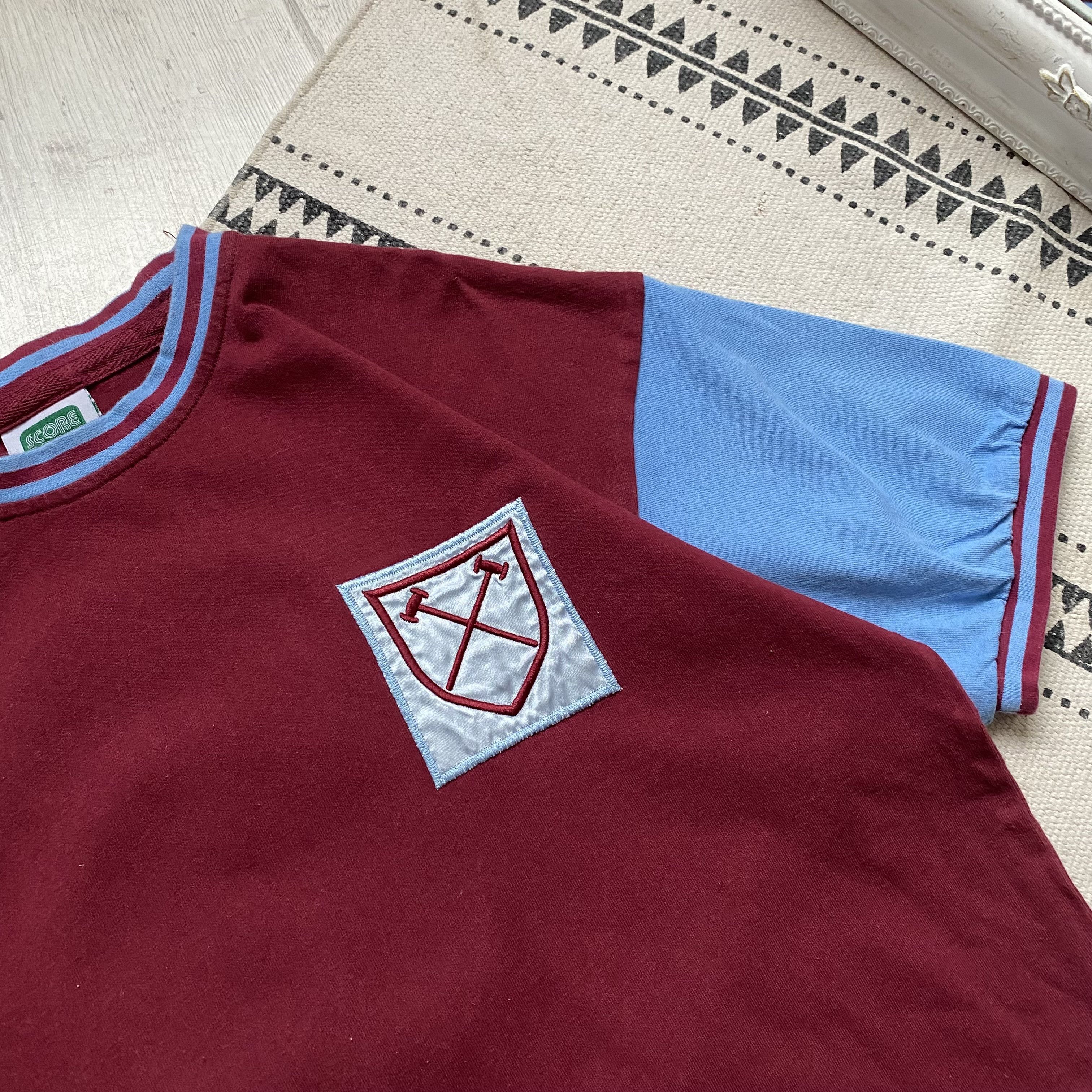 Cotton Traders ⚽️ Retro 1966 West Ham united soccer jersey Score Draw Size US M / EU 48-50 / 2 - 5 Thumbnail