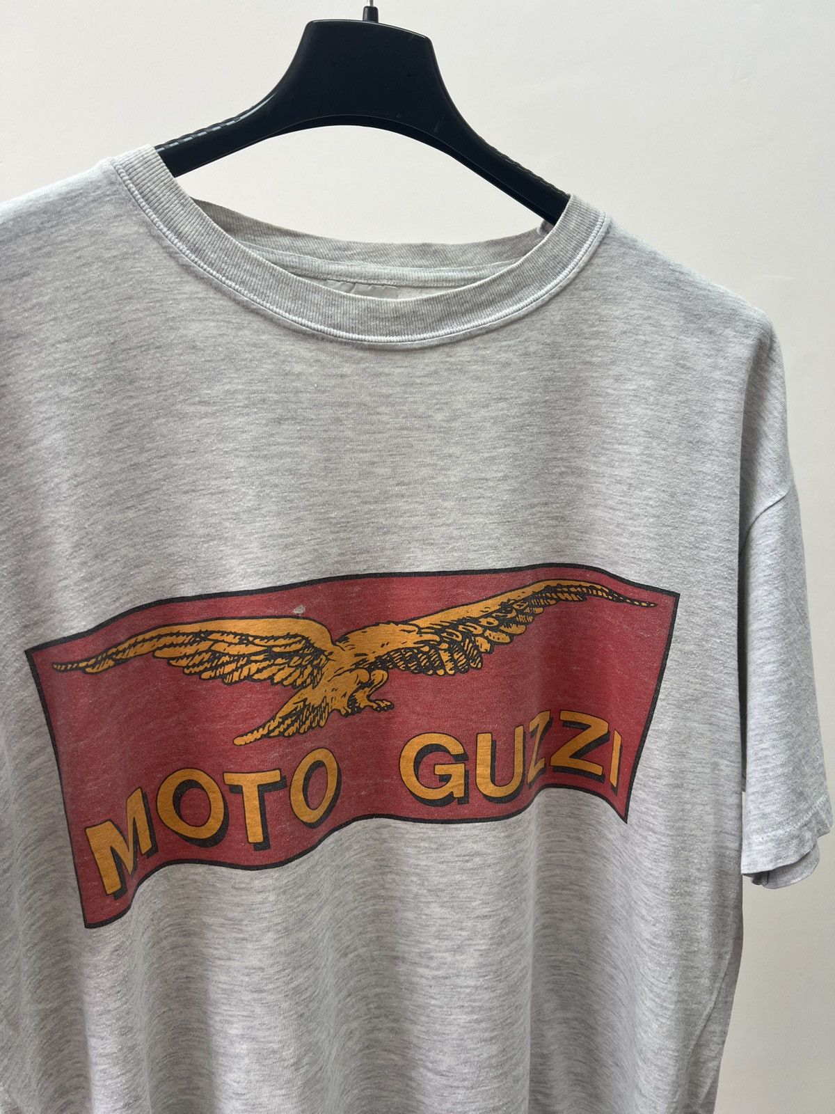 Other Vintage 90s MOTO GUZZI logo tee Size US XL / EU 56 / 4 - 4 Thumbnail
