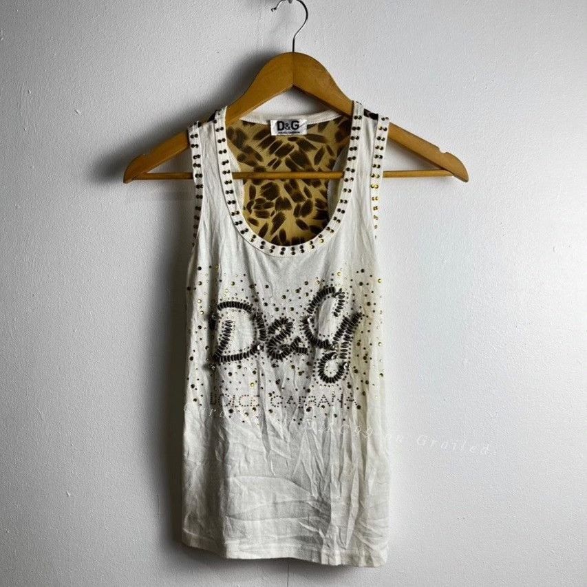 Dolce & Gabbana Dolce & Gabbana Sequin Logo Camisole Size M / US 6-8 / IT 42-44 - 1 Thumbnail