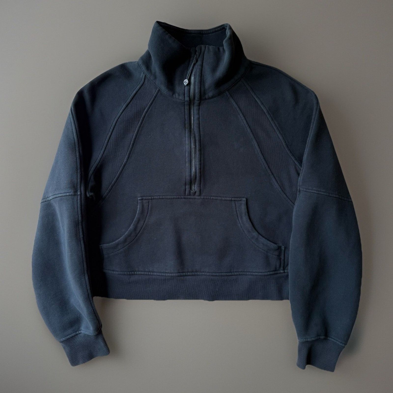 Lululemon Lululemon Scuba Oversized Half Zip M/L Black Funnel Neck Size M / US 6-8 / IT 42-44 - 1 Thumbnail