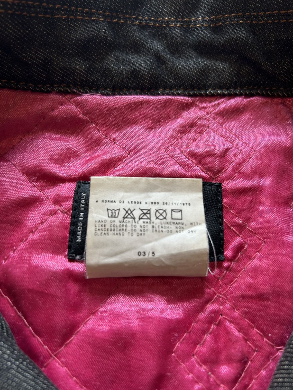 Dolce & Gabbana Dolce & Gabbana AW2003 Archive Cropped Waxed Denim Jacket Size S / US 4 / IT 40 - 11 Thumbnail