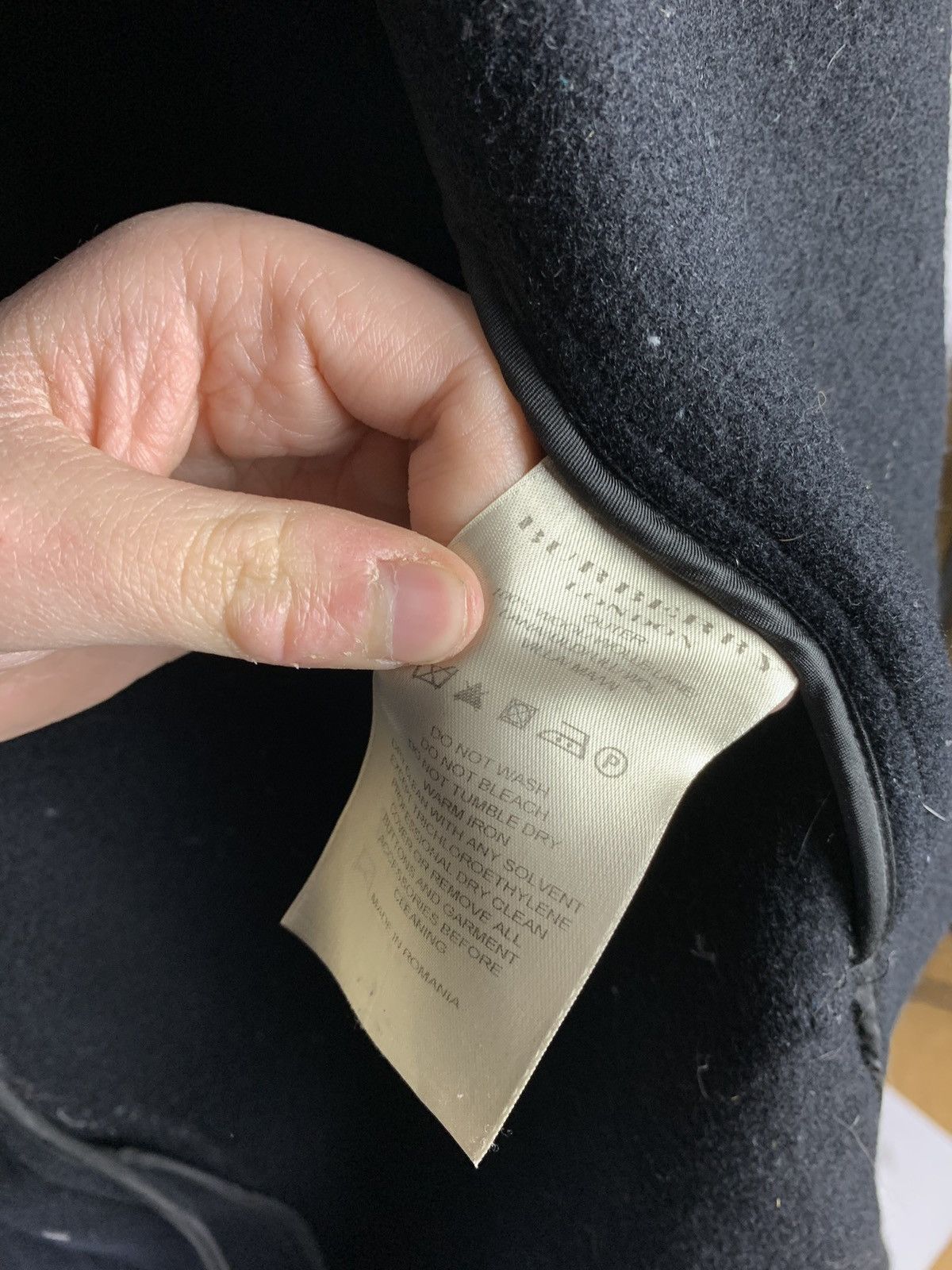 Burberry Burberry London Duffle Coat Wool Sz IT 46 Black Hooded 90’s Size L / US 10 / IT 46 - 17 Thumbnail