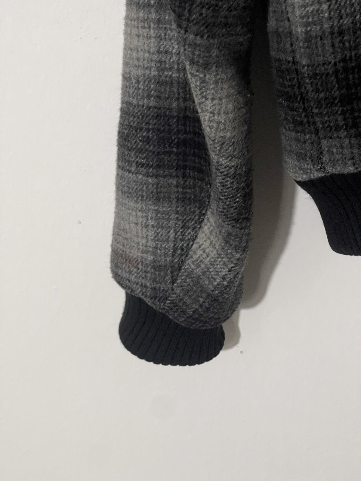 Alexander McQueen × MCQ × McQ Alexander McQueen Rare McQ Alexander McQueen Plaid Bomber Jacket Wool Size US M / EU 48-50 / 2 - 5 Thumbnail