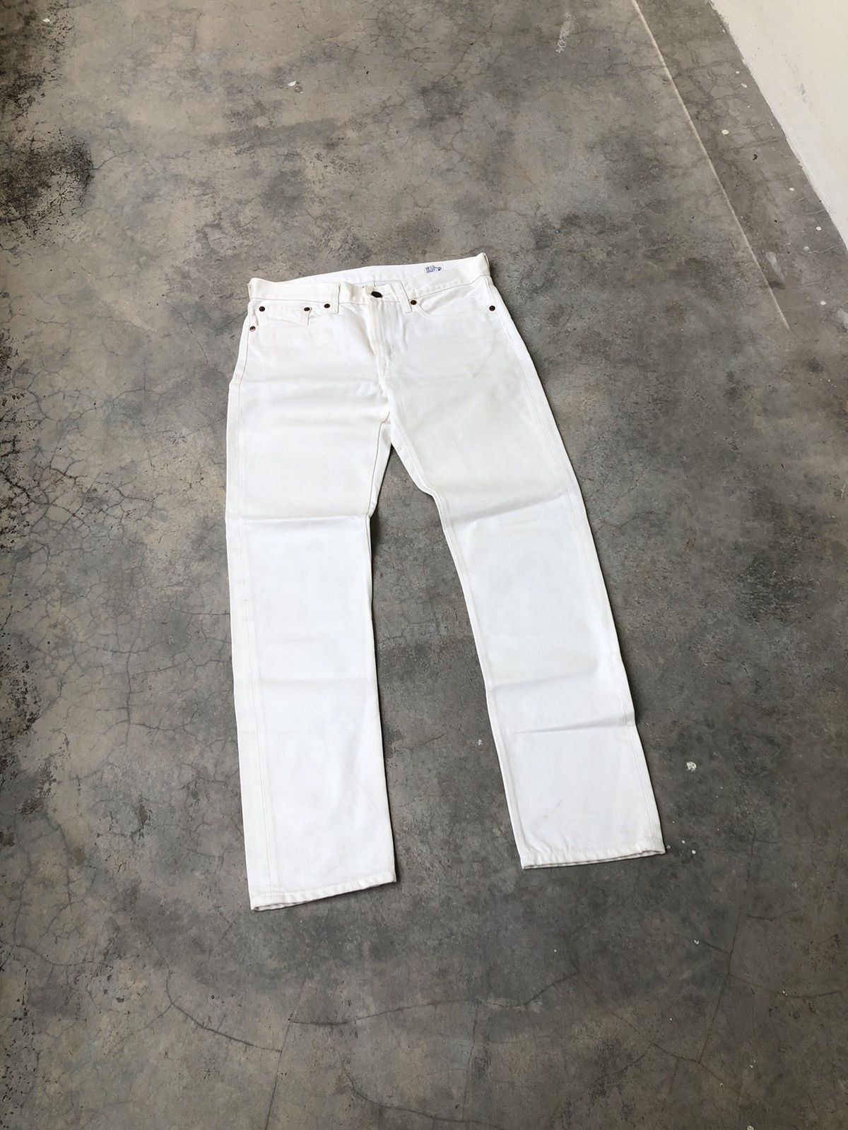 Orslow Orslow 107 Ivy Fit Denim White Size US 29 - 4 Thumbnail
