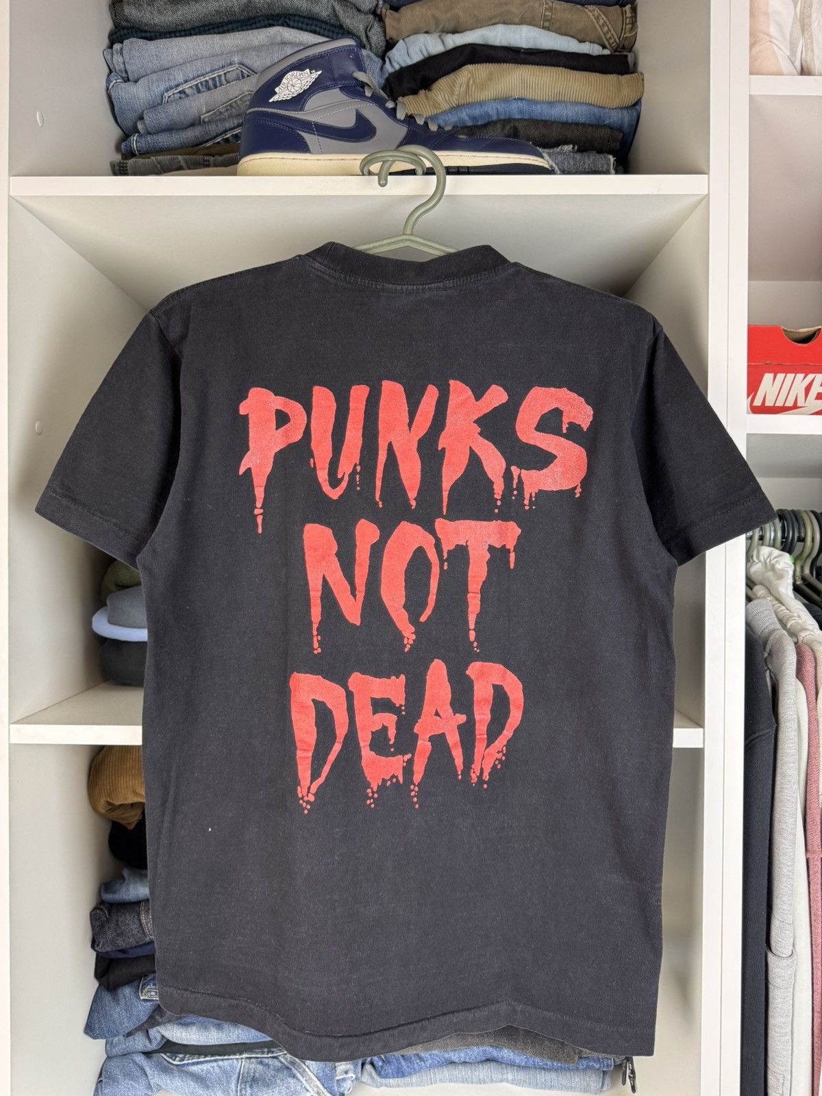 Band Tees The Exploited “Fuck The System” T-Shirt Tagged M (Fits S) Size US M / EU 48-50 / 2 - 17 Thumbnail