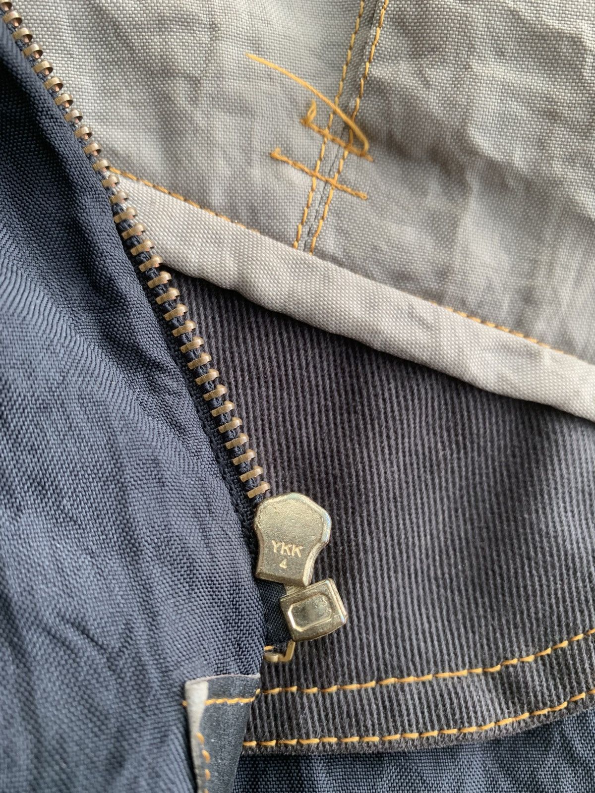 Jean Paul Gaultier 90’s Jean Paul Gaultier “QU’EST-CE QU’ELLE A? Nylon Denim Size US XL / EU 56 / 4 - 8 Thumbnail
