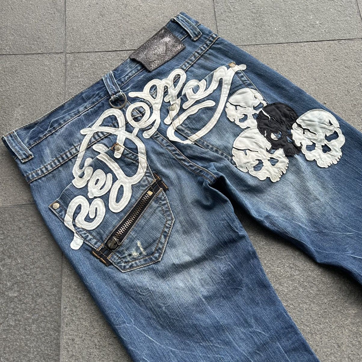 Japanese Brand Vintage y2k Redpepper Jeans Skull Size US 34 / EU 50 - 13 Thumbnail