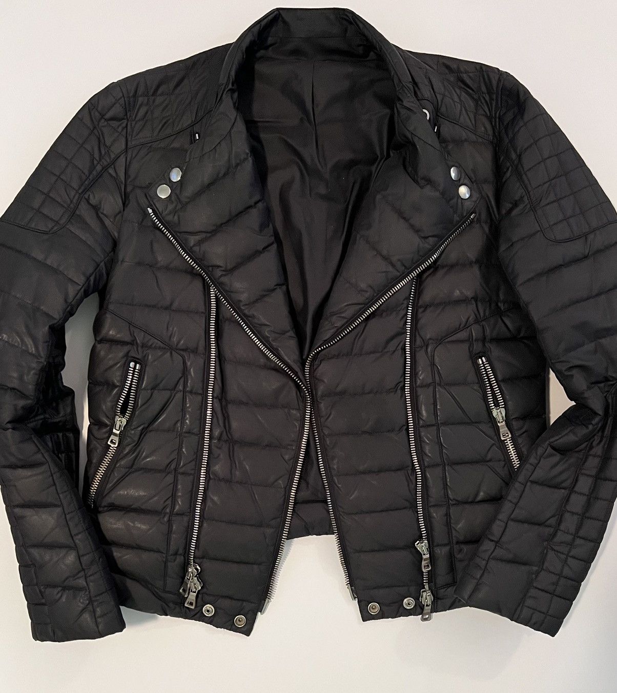 Balmain Balmain Padded biker Jacket Size US M / EU 48-50 / 2 - 2 Thumbnail