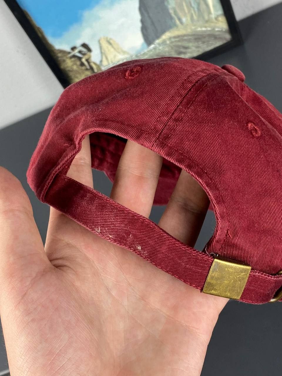 Han Kjobenhavn Han Kjobenhavn Burgundy Embroidered Flowers Trucker Hat Size ONE SIZE - 3 Thumbnail