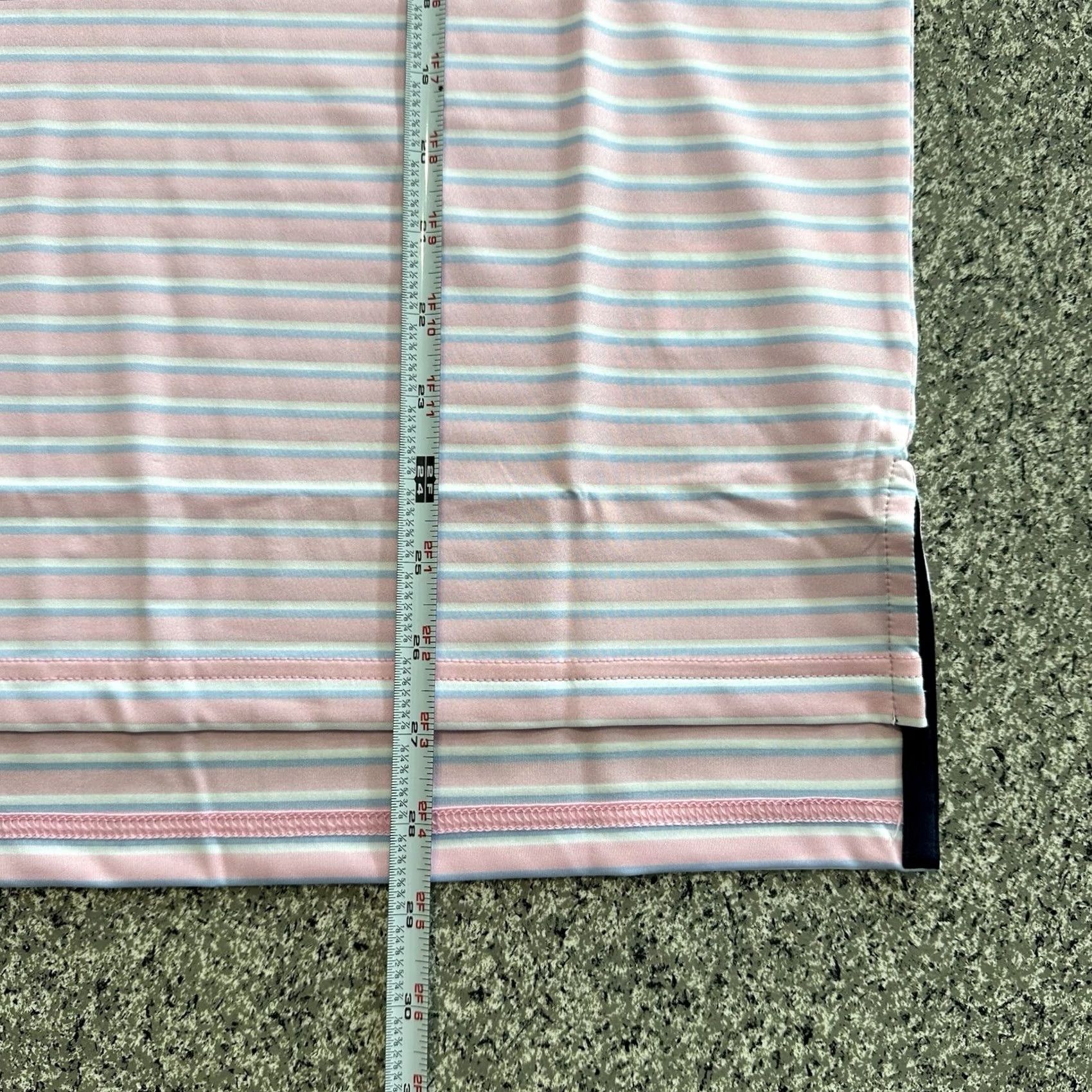 Ralph Lauren Ralph Lauren RLX Polo Shirt Mens S Pink Striped Performance Classic Fit Polo Size US S / EU 44-46 / 1 - 6 Thumbnail