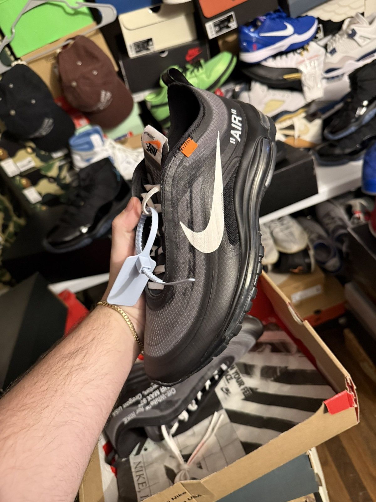 Nike × Off-White Njke off white airmax 97 sz 9.5 Size US 9.5 / EU 42-43 - 7 Thumbnail