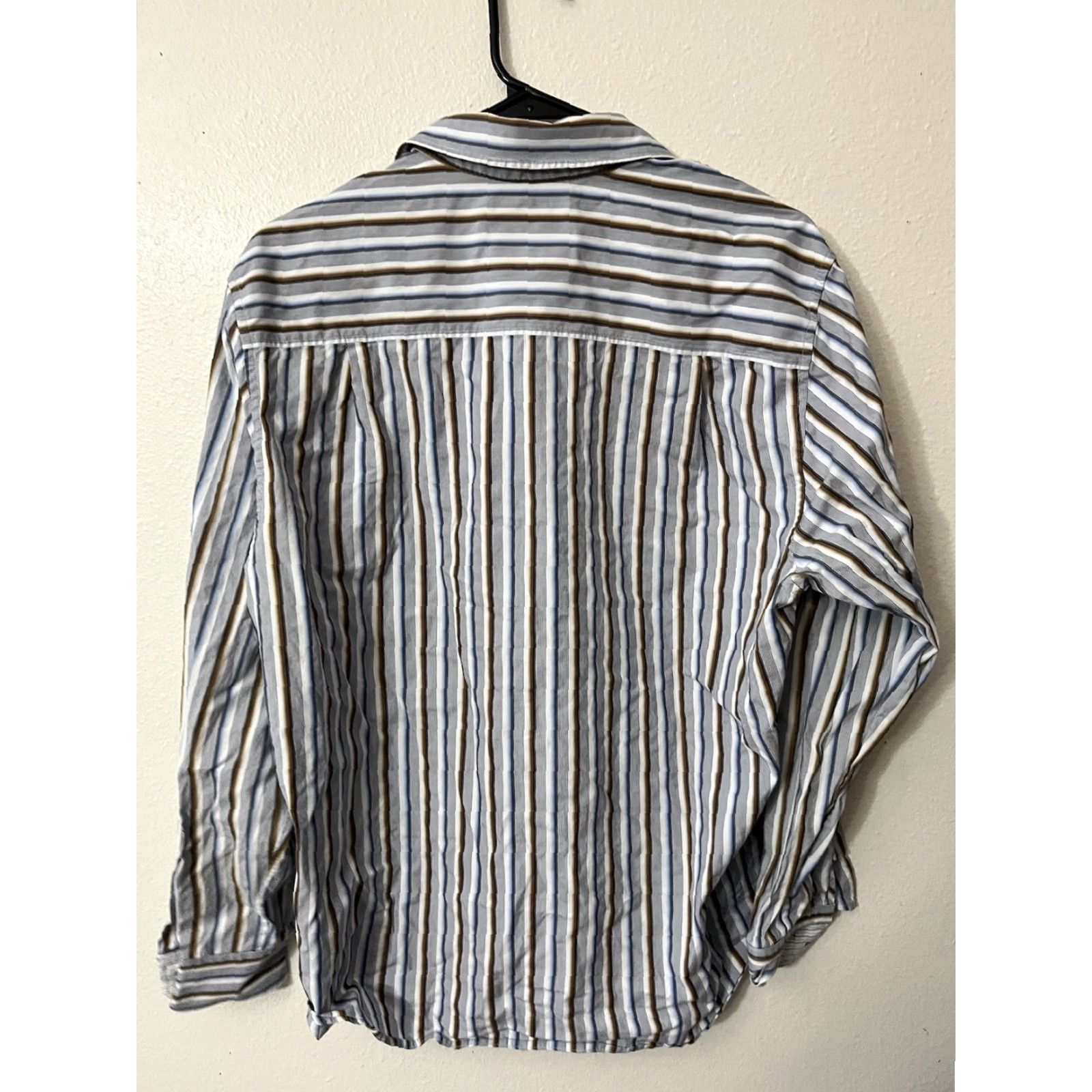 Tommy Bahama Tommy Bahama Shirt Adult L Blue Striped Button-Up Long Sleeve Casual Mens Size US L / EU 52-54 / 3 - 2 Thumbnail