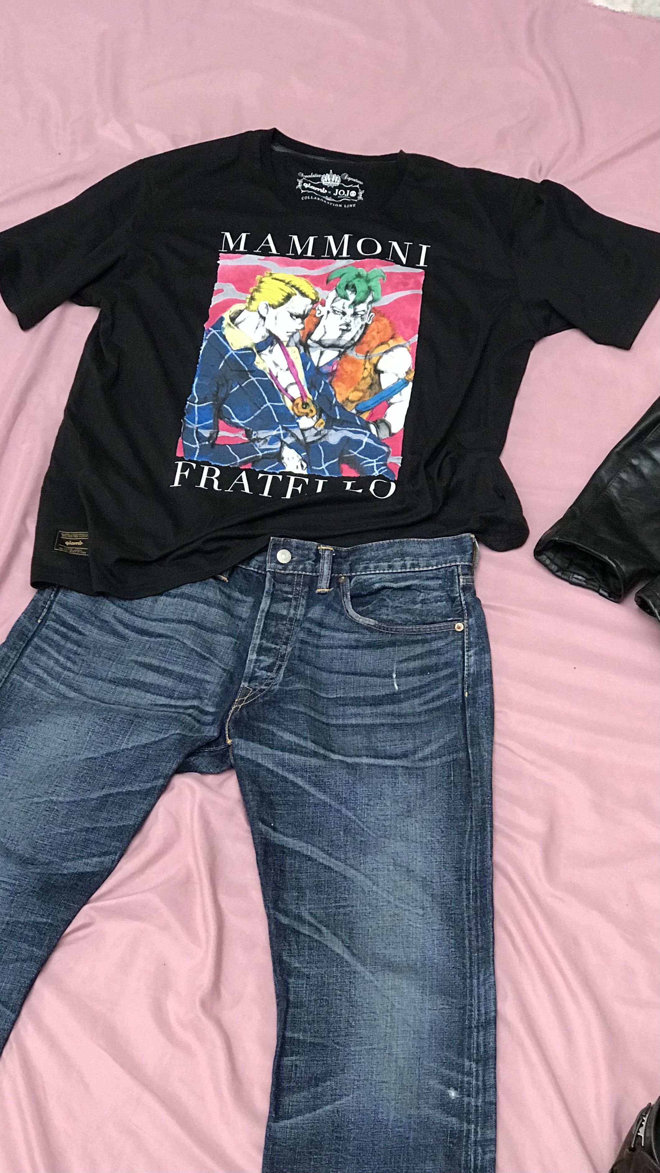 Other GLAMB x JOJO BIZARRE ADVENTURE MAMMONI FRATELLO TSHIRT Size US XL / EU 56 / 4 - 1 Thumbnail