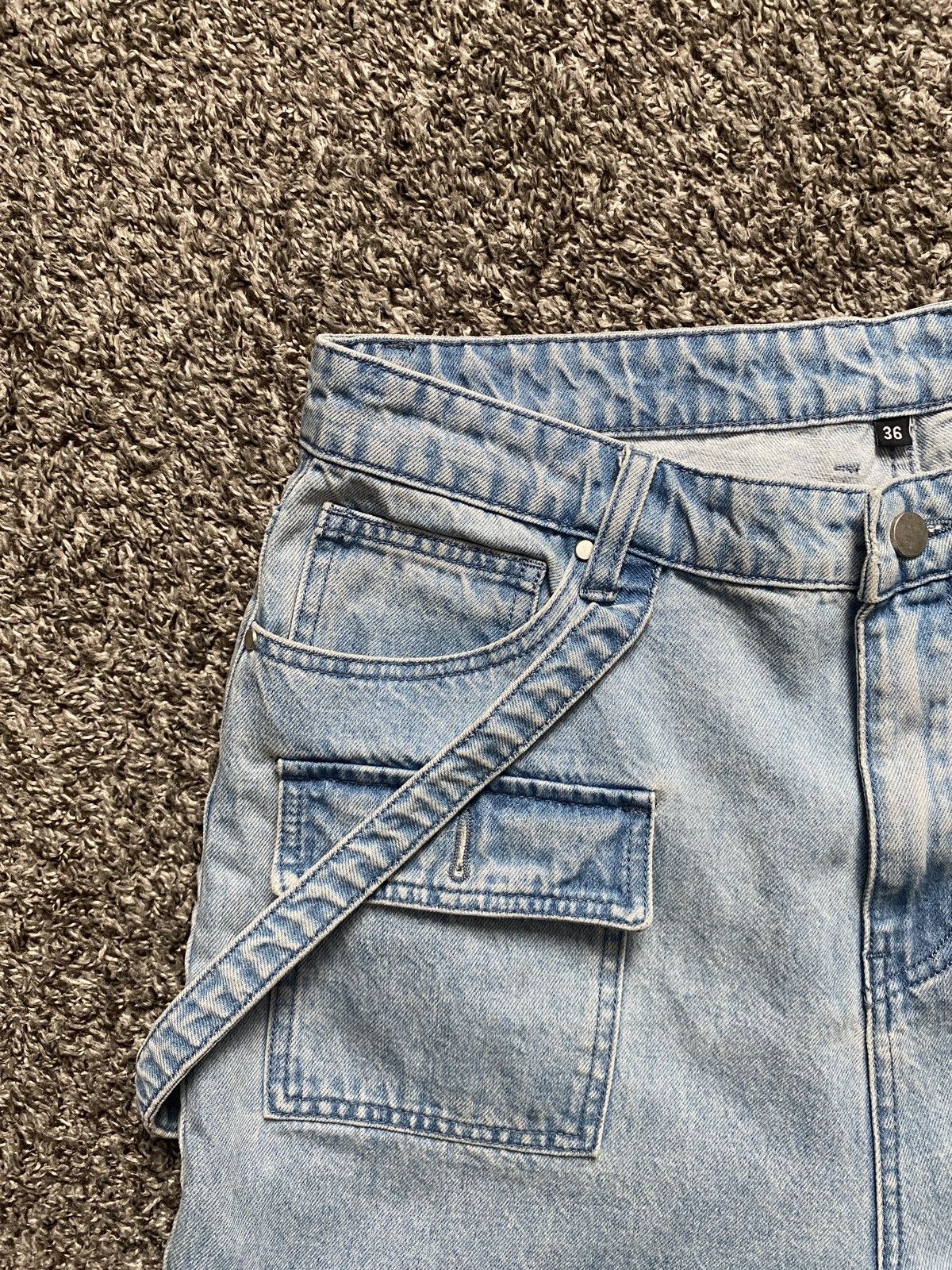 Other C’Cowan Strap Hard Denim Shorts Size US 36 / EU 52 - 3 Thumbnail