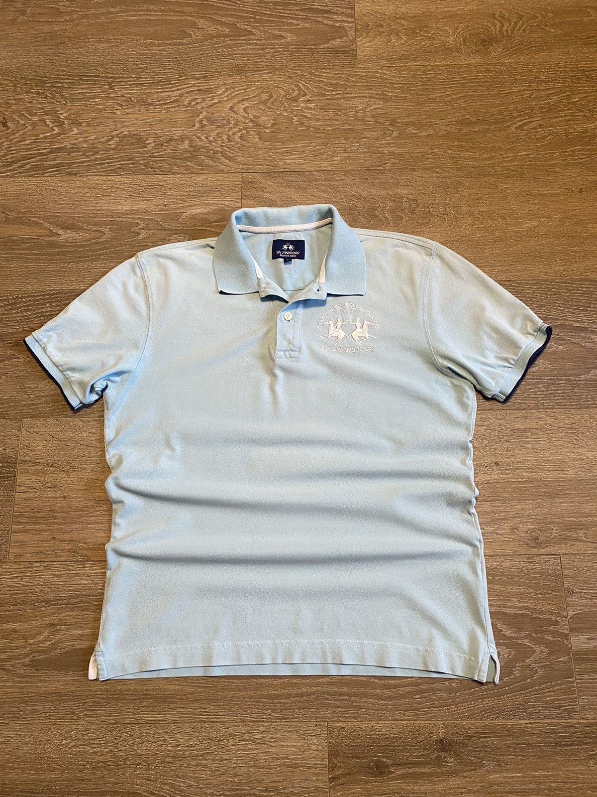 La Martina Vintage La Martina Polo T-Shirt Blue Argentino Size US S / EU 44-46 / 1 - 1 Thumbnail