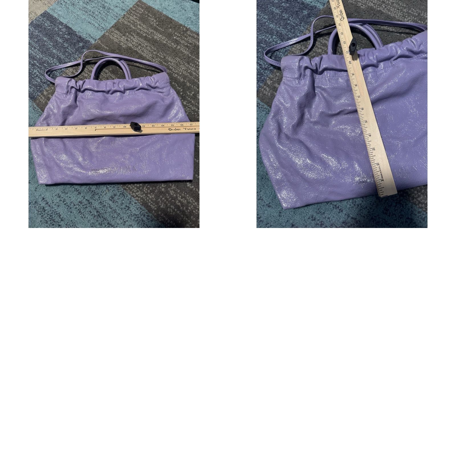 BIMBA Y LOLA BIMBA Y LOLA Syrup Collection Purple Leather Bag Tote Women OS Purple Leather Bag Size ONE SIZE - 10 Thumbnail