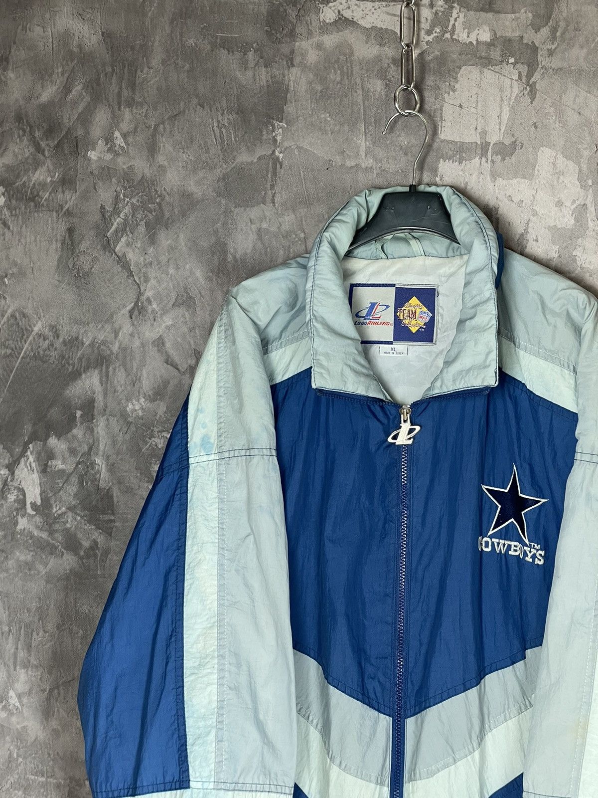 Logo Athletic × NFL × Vintage Vintage Cowboys Logo Athletic Vintage 90s Rare light jacket Size US XL / EU 56 / 4 - 5 Thumbnail