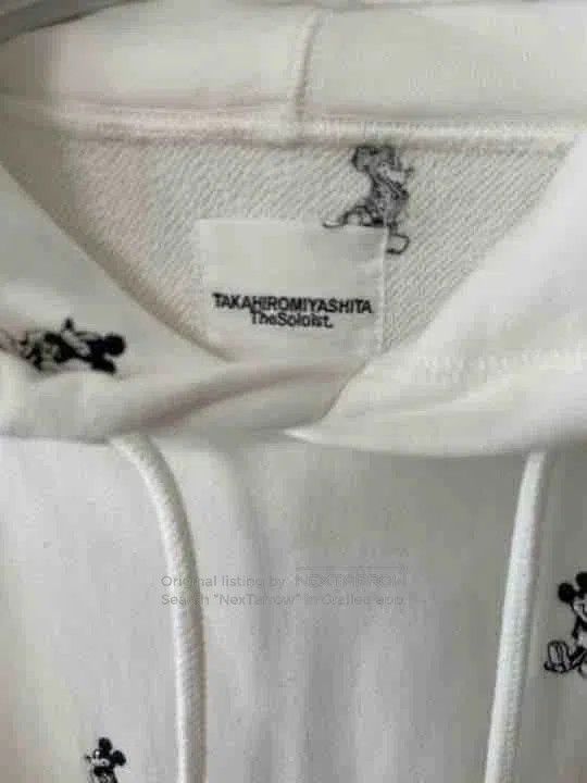 Takahiromiyashita The Soloist. soloist mickey embroidered hoodie size 46. Size US L / EU 52-54 / 3 - 6 Thumbnail