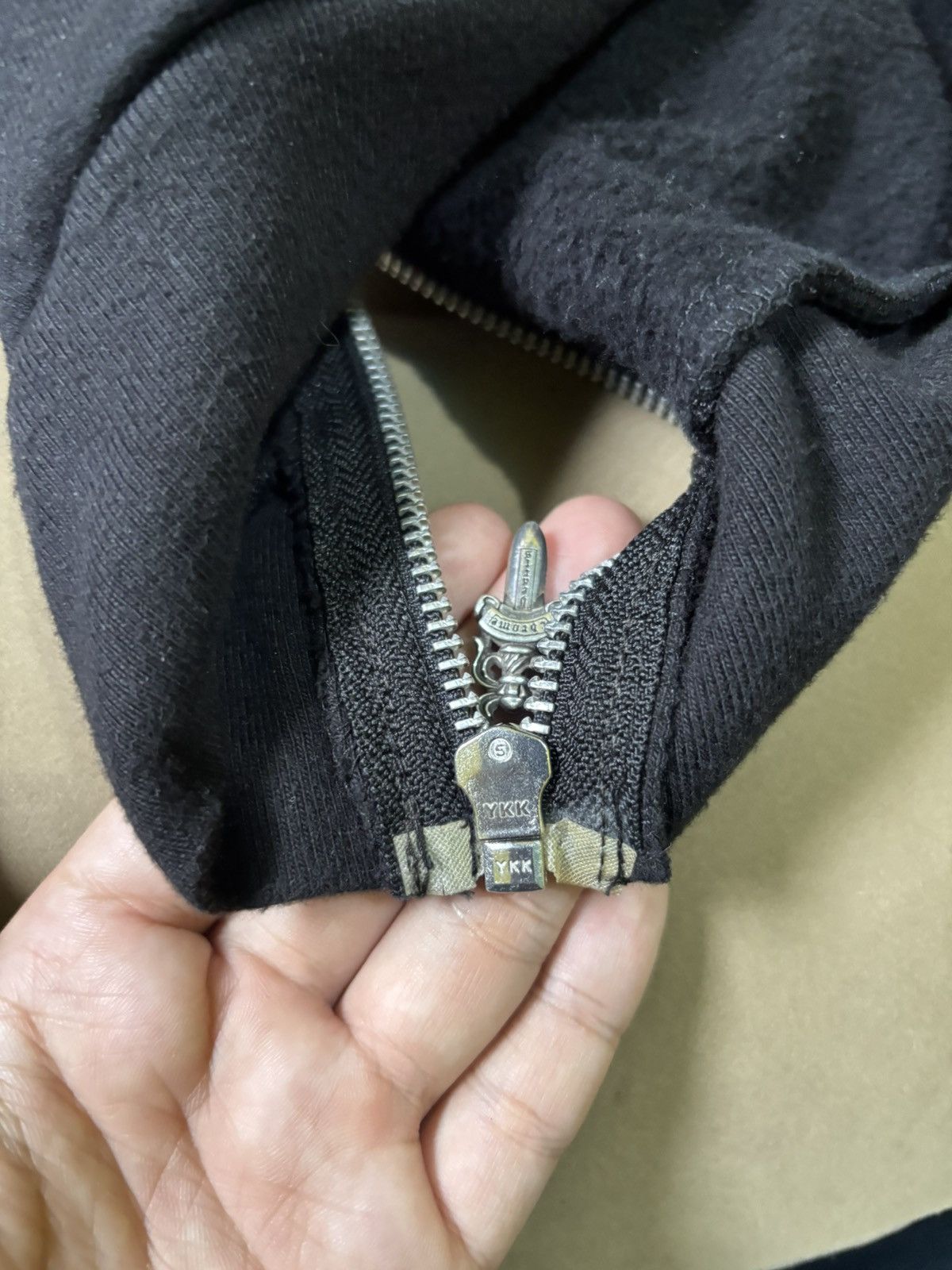 Chrome Hearts ❌SOLD OUT❌Chrome hearts cemetery Dagger ziphoodie black Size US M / EU 48-50 / 2 - 9 Thumbnail