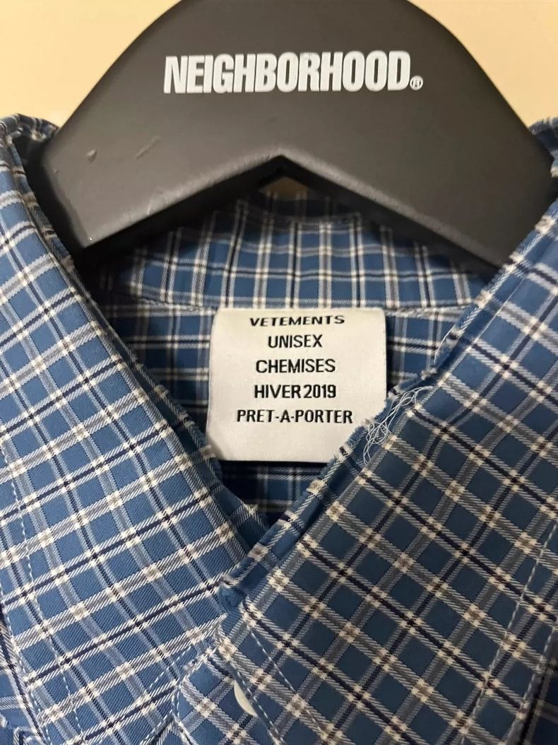 Vetements Vetements 18fw Show Double Shirt 2506-Nextarrow Size US XS / EU 42 / 0 - 6 Thumbnail