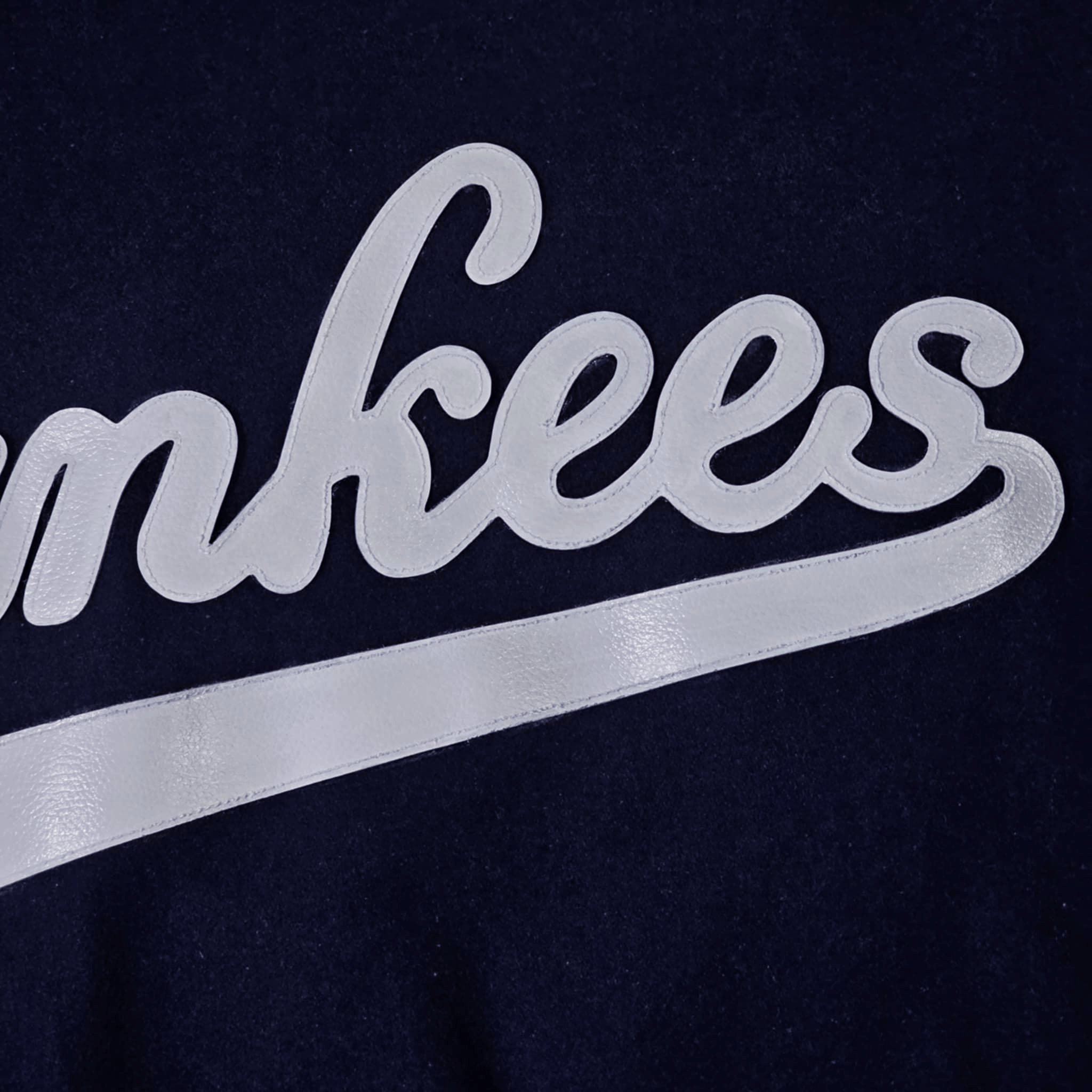 MLB × Vintage New York Yankees Y2K Jeff Hamilton Wool Bomber Jacket Size US XL / EU 56 / 4 - 11 Thumbnail