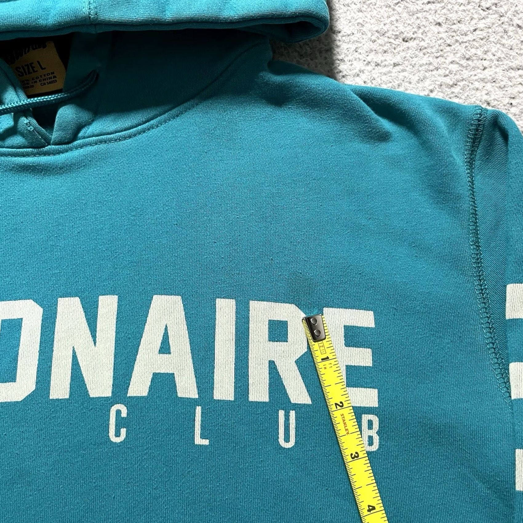 Billionaire Boys Club Billionaire Boys Club Hoodie Mens Large Blue Stripe Pullover Hooded Crew Neck Sweatshirt Slim Fit Graphic Print Pockets Hip Hop Sportswear Size US L / EU 52-54 / 3 - 2 Thumbnail