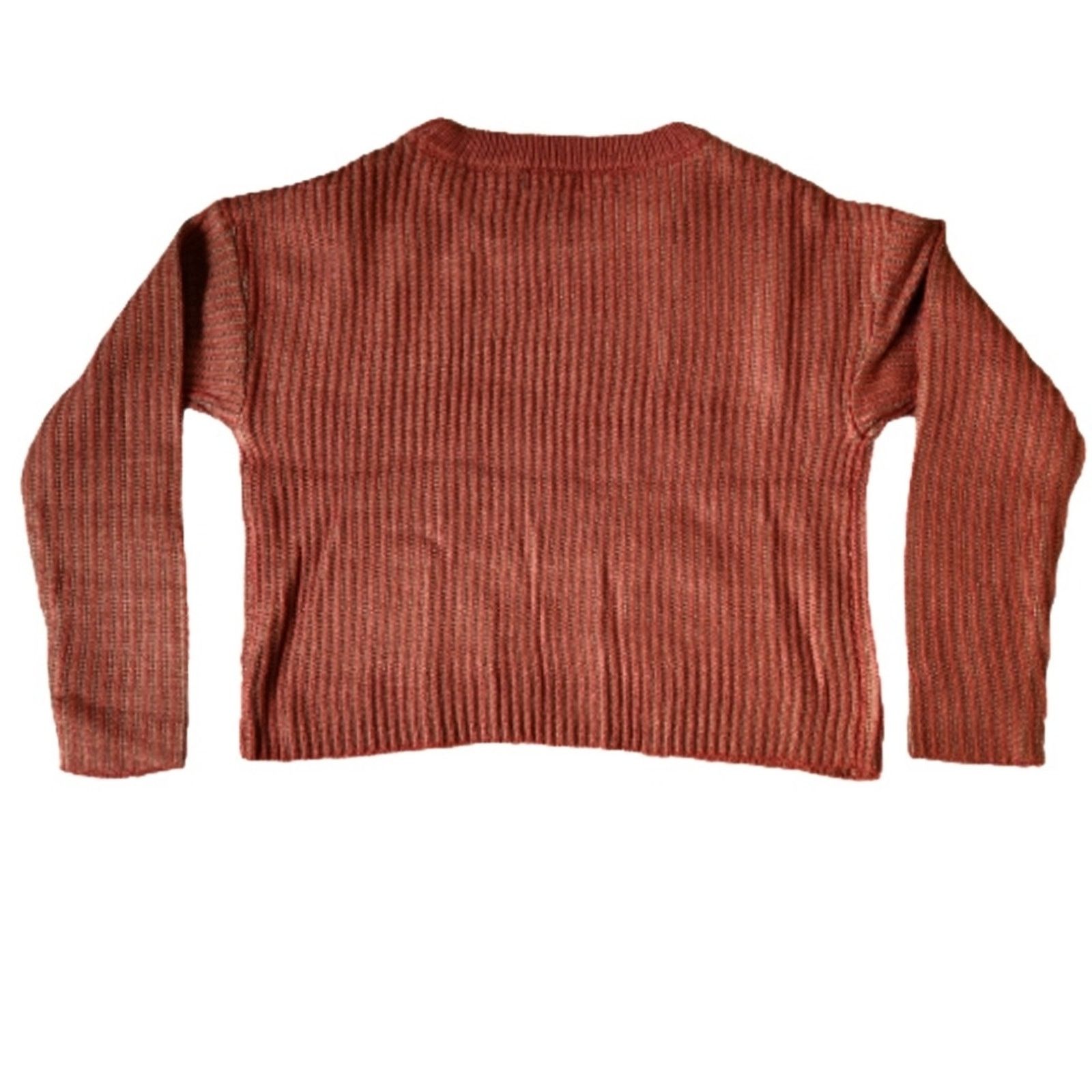 Other PINK ROBIN ☆ RUST & BROWN ☆ RIBBED ☆ CREW SWEATER ☆ M ☆ NWT Size M / US 6-8 / IT 42-44 - 6 Thumbnail