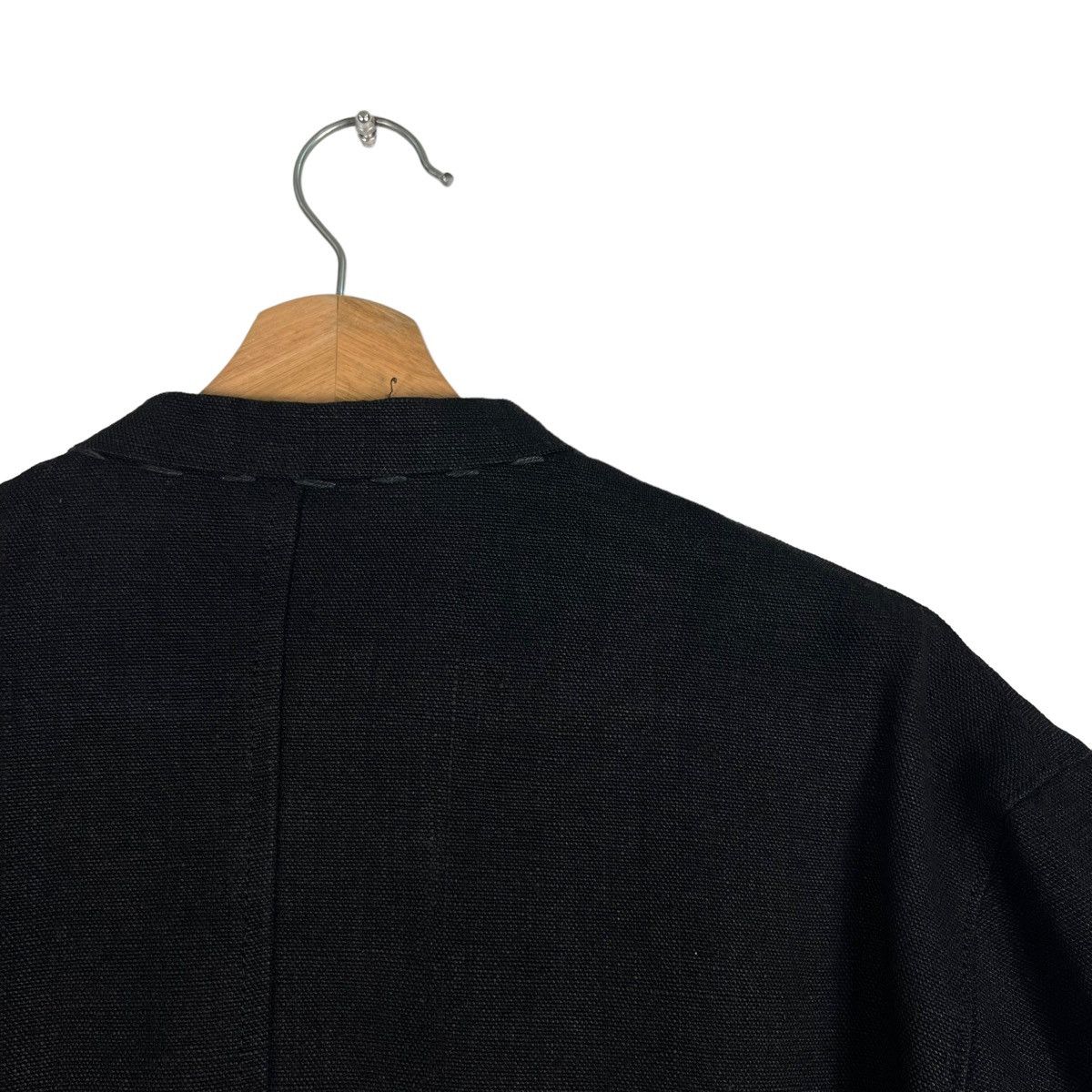 Yohji Yamamoto 🔥VTG YOHJI YAMAMOTO POUR HOMME AW1999 WOOL BUTTON JACKET Size US L / EU 52-54 / 3 - 9 Thumbnail