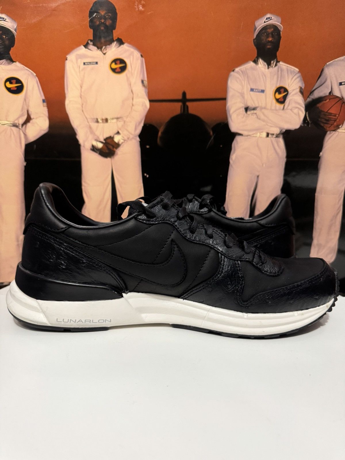 Nike × Sophnet. Nike Lunar Internationalist SOPH Black Size 10.5 718764-001 Size US 10.5 / EU 43-44 - 5 Thumbnail