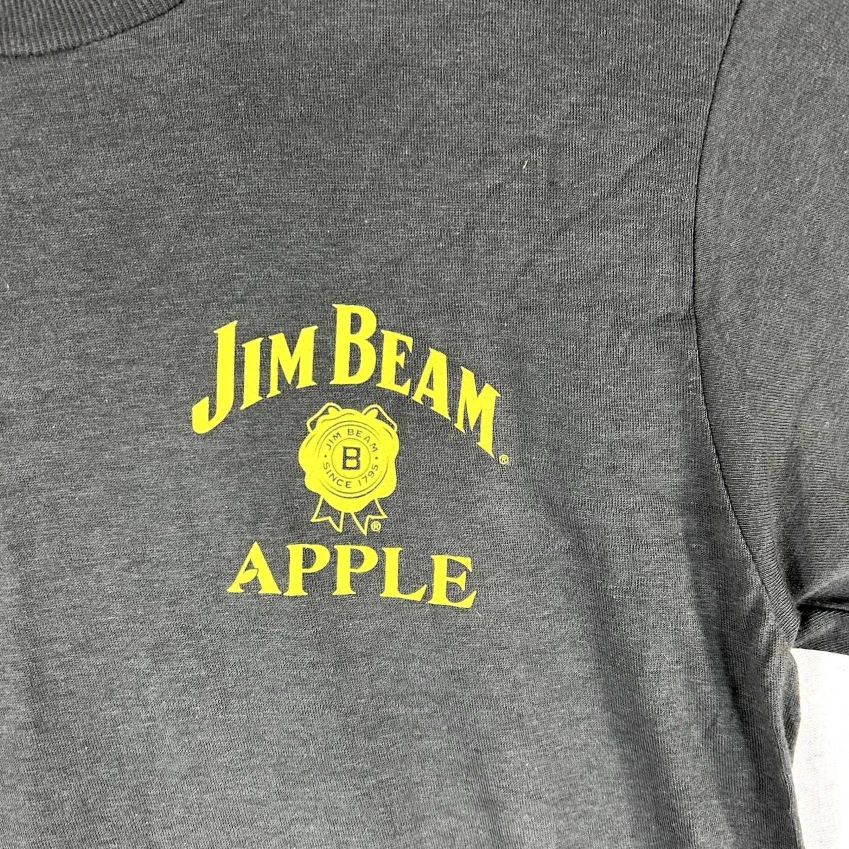 Apple Jim Beam Whiskey Apple Short Sleeve T-shirt Mens Small Gray Logo Tee Top Size US S / EU 44-46 / 1 - 2 Thumbnail