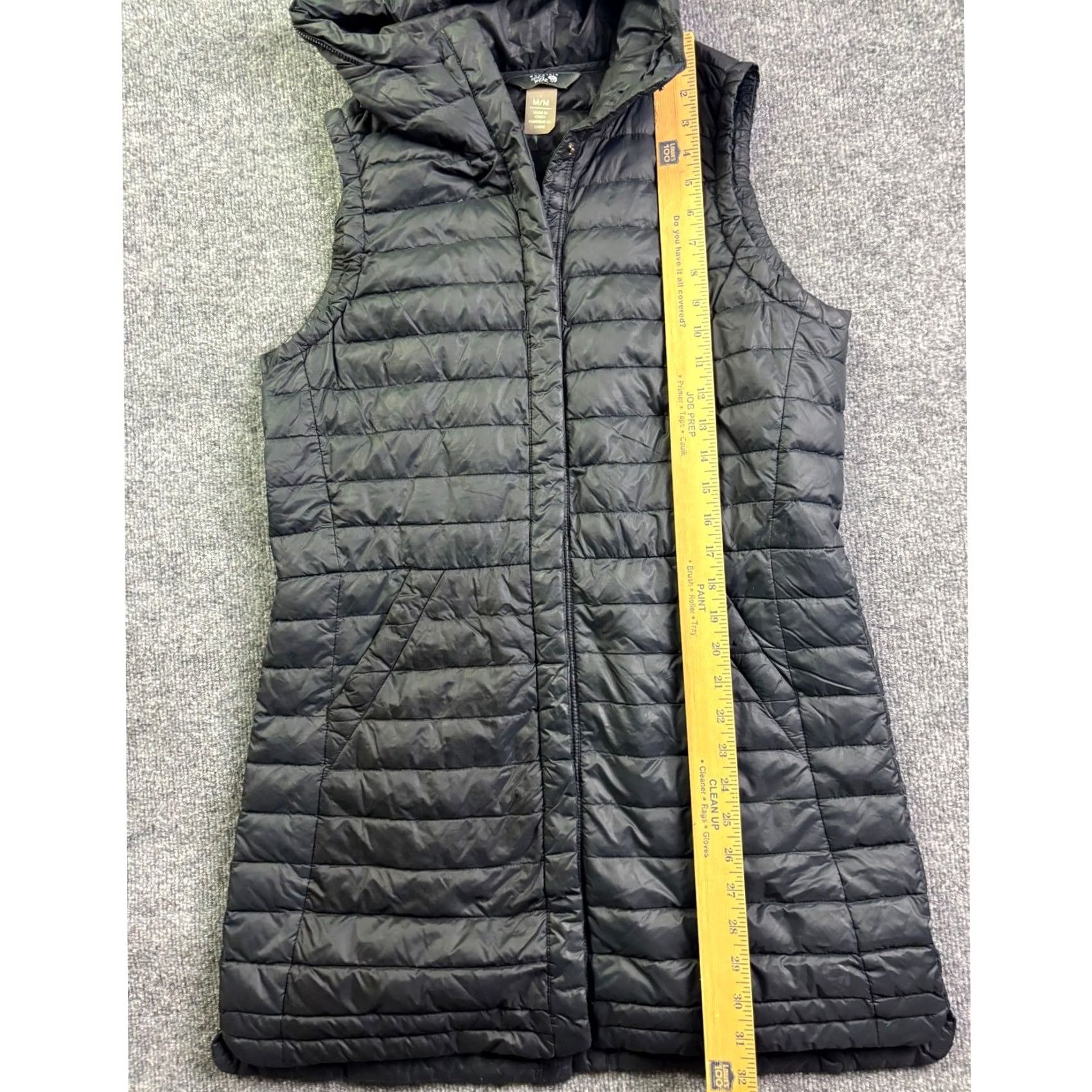 Mountain Hardwear VINTAGE Mountain Hardwear Puffer Vest Womens Medium Black Q Shield 650 Down Hooded Long Size M / US 6-8 / IT 42-44 - 4 Thumbnail