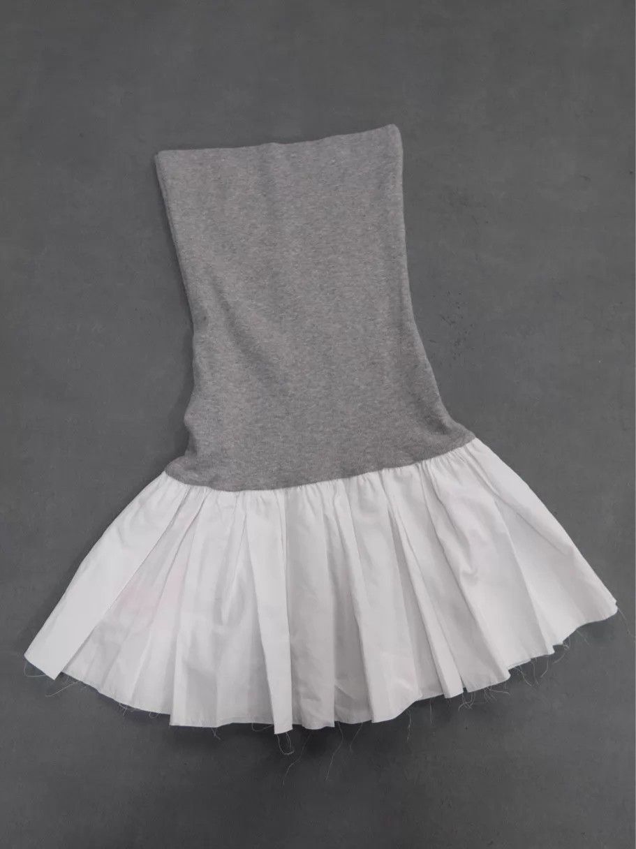 Miu Miu MIU MIU SS25 color blocked strapless mini dress women's Size XS / US 0-2 / IT 36-38 - 2 Thumbnail