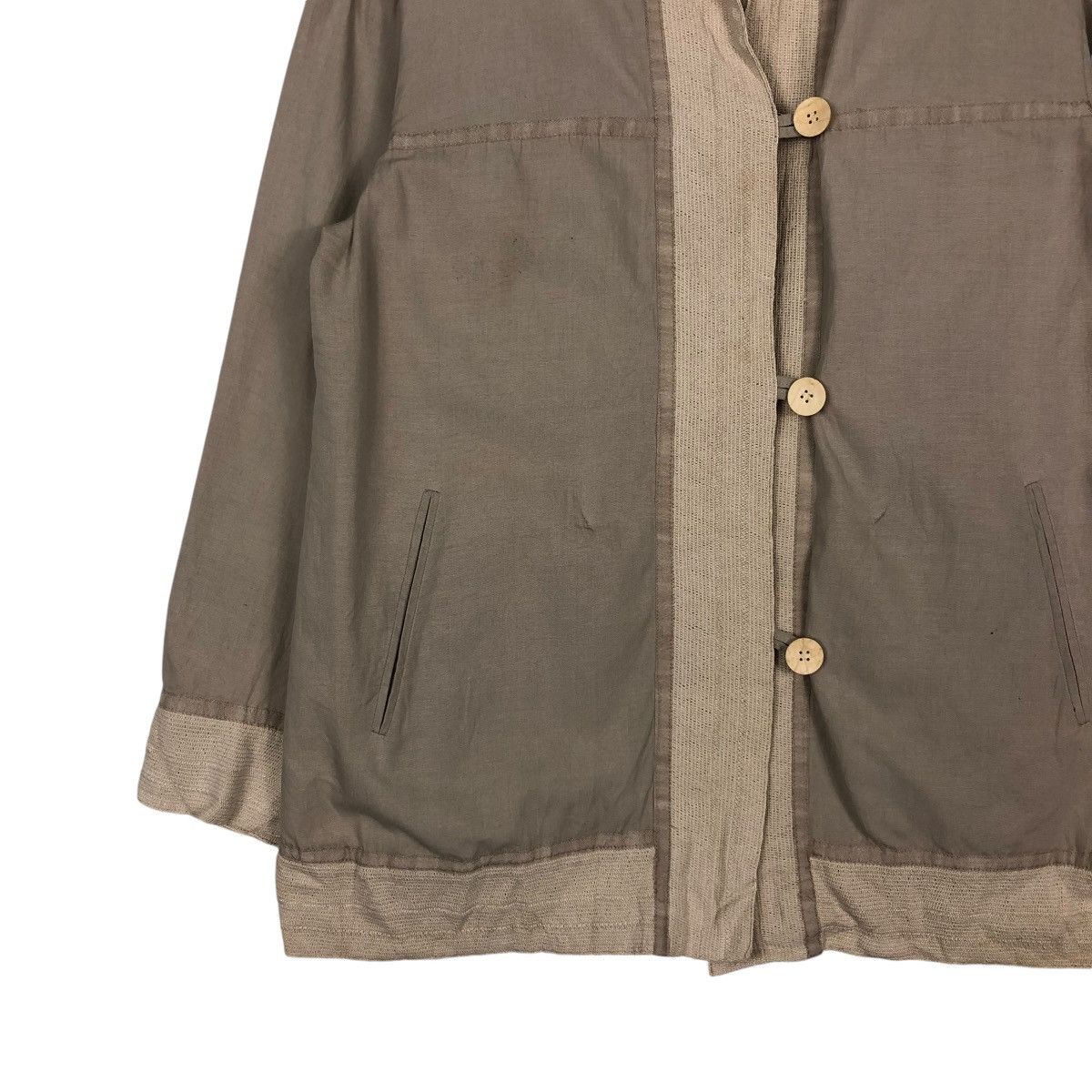 Issey Miyake 🔥VINTAGE ISSEY MIYAKE PERMANENTE MANDARIN BUTTON JACKET Size US M / EU 48-50 / 2 - 6 Thumbnail