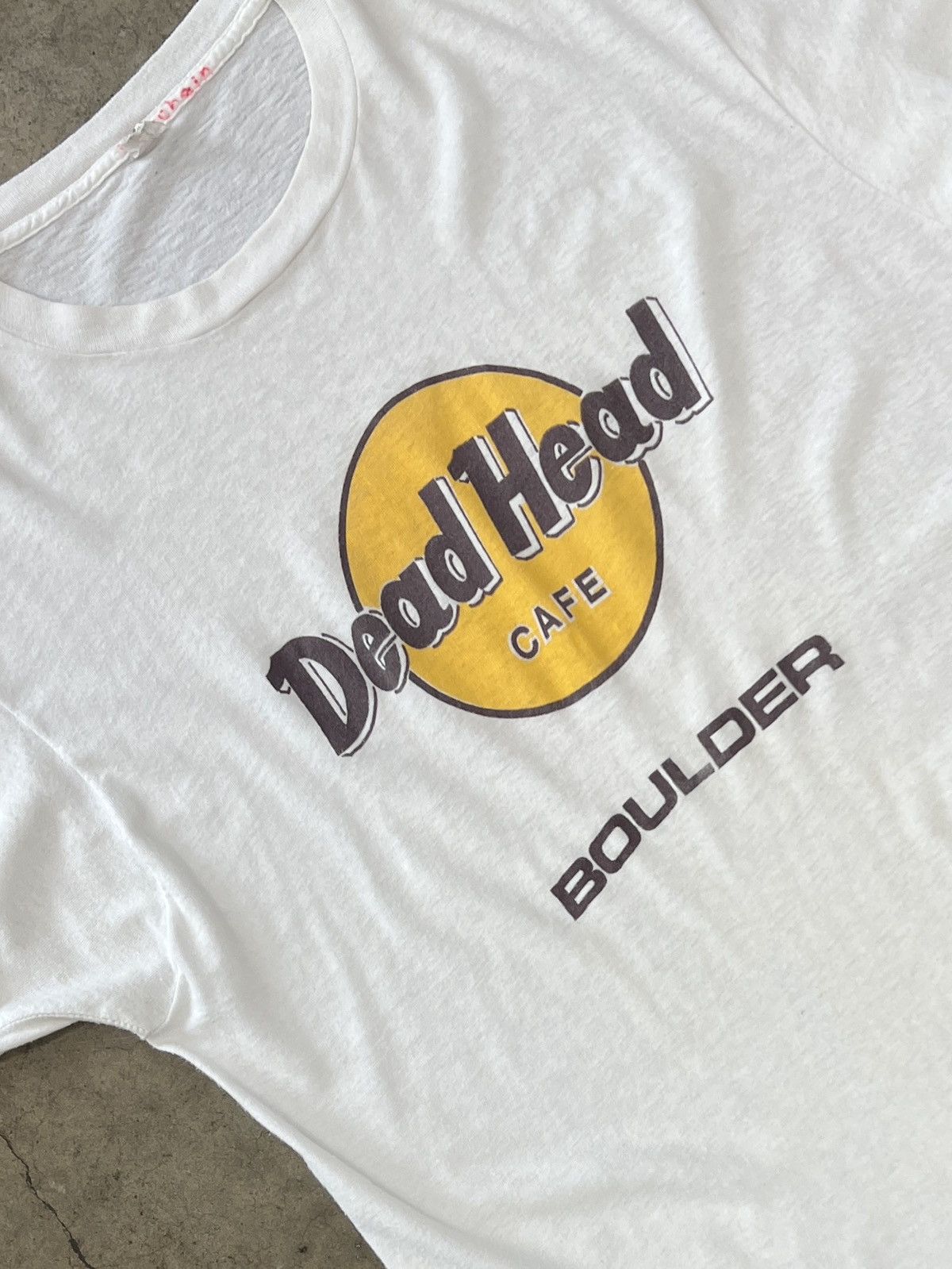 Band Tees Vintage 80s Grateful Dead Hard Rock Dead Head Cafe Tee XL Size US XL / EU 56 / 4 - 1 Thumbnail