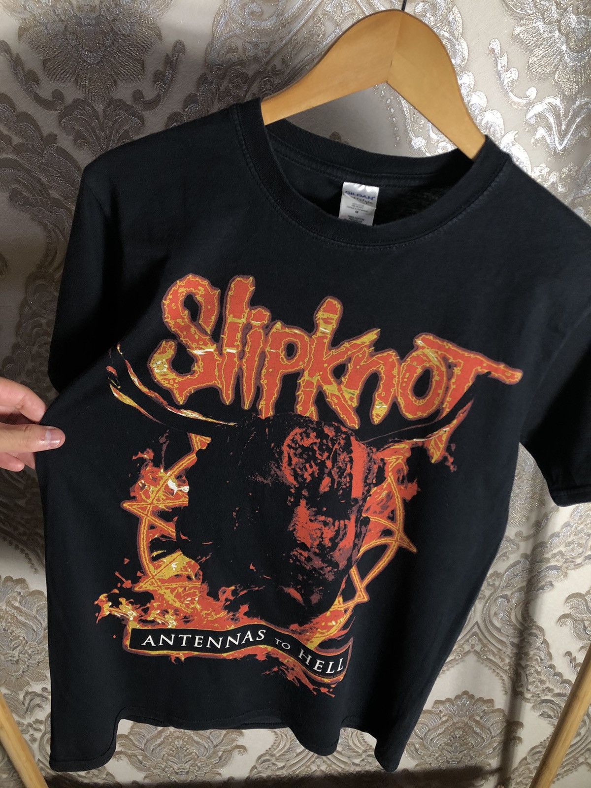 Band Tees × Vintage VERY RARE SLIPKNOT DESIGNER ROCK T-SHIRT WORLD TOUR 90s Y2K Size US M / EU 48-50 / 2 - 2 Thumbnail