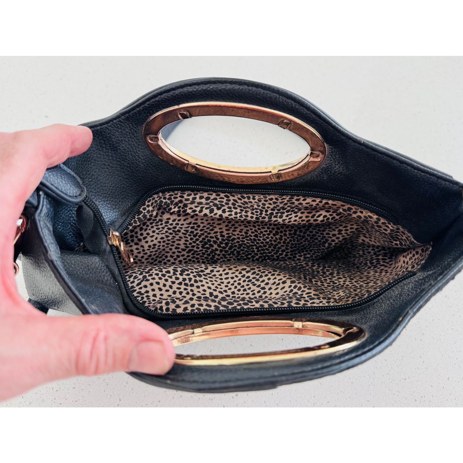 The Sak × Unknown London Black Faux Leather Purse, the Sak Pouch, Coin Pouch, Comb Size ONE SIZE - 3 Thumbnail