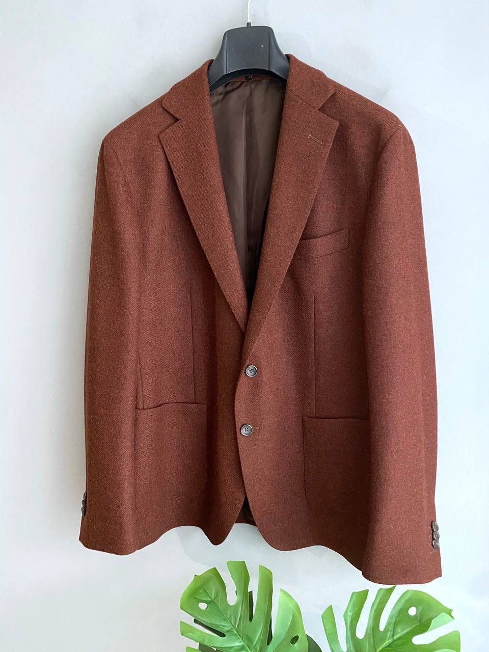 Boggi BOGGI MILANO x Moon Merino Lambswool Men's Blazer, Size 54 Size 54R - 2 Thumbnail