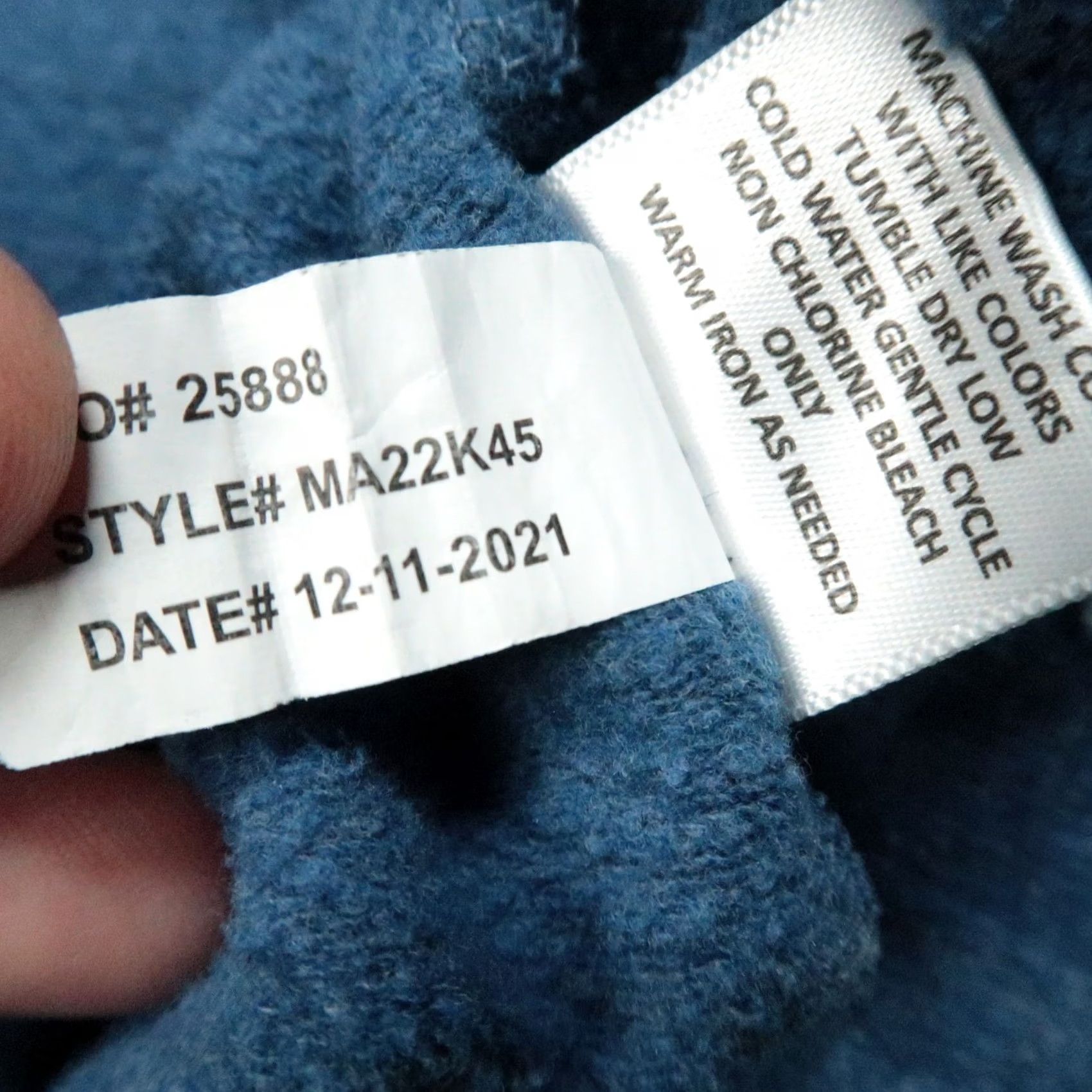 Peter Millar Peter Millar Hoodie Mens 2XL Blue Lava Wash Pullover Hooded Stretch Pockets/Long Sleeve Shirt? Size US XXL / EU 58 / 5 - 6 Thumbnail